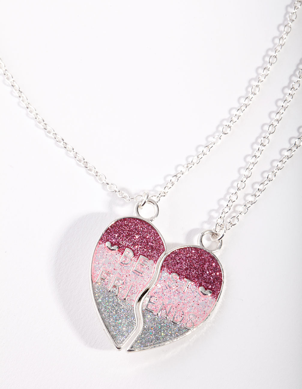 Kids Rainbow Heart Necklace Pack