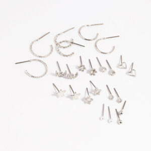 Celestial Heart Stud Earring 12-Pack