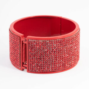 Red Statement Clamp Bracelet