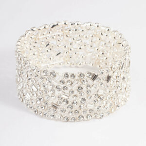 Embellished Stone Stretch Bracelet