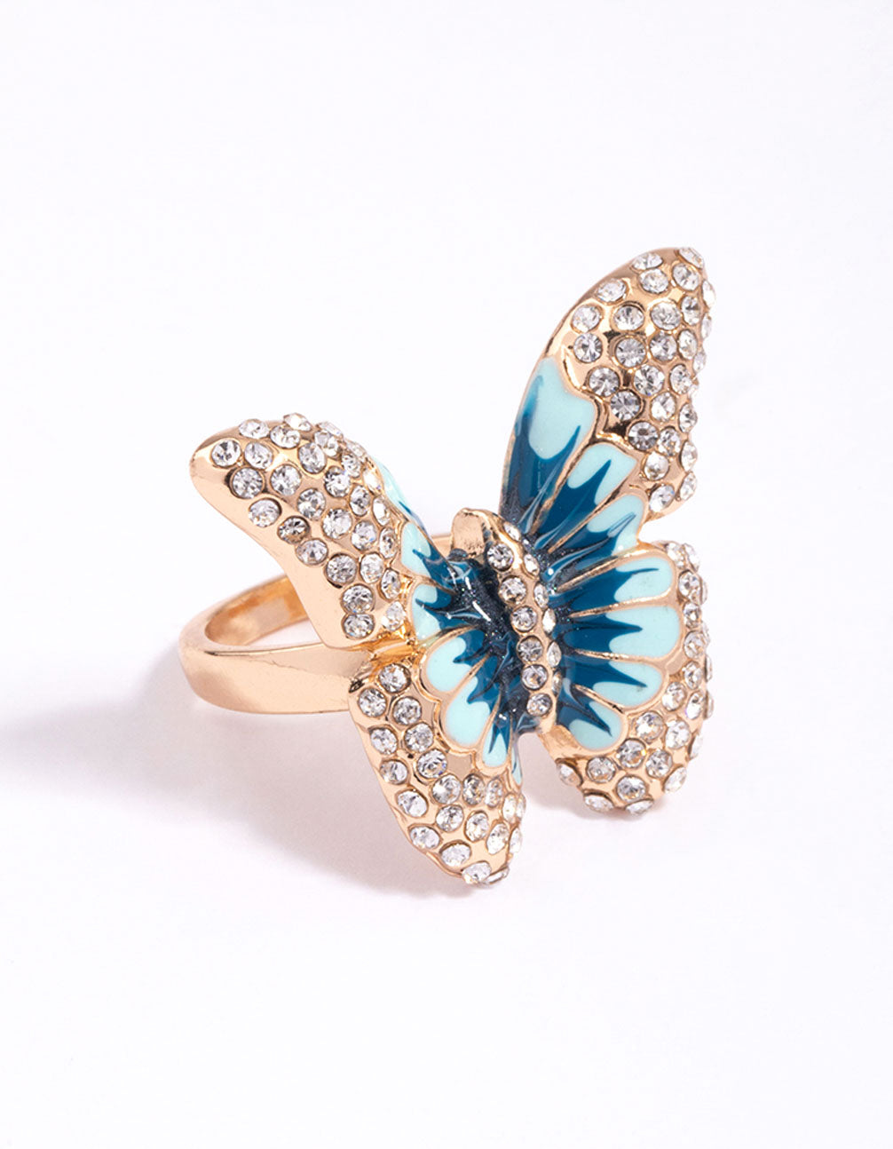 Grand Butterfly Cocktail Ring
