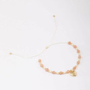 Heart Adjustable Cord Bracelet