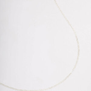 Sterling Figaro Chain Necklace