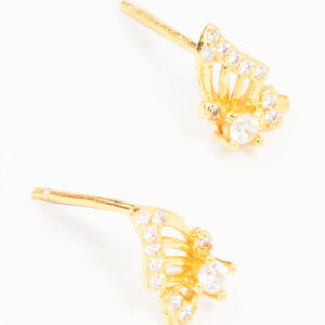 Butterfly Wing Stud Earrings