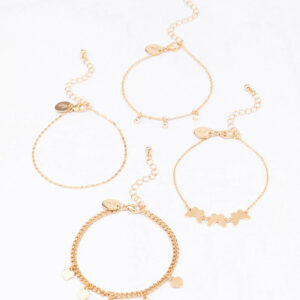 Butterfly Heart Bracelet 4-Pack