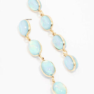 Graduating Blue Stone Earrings