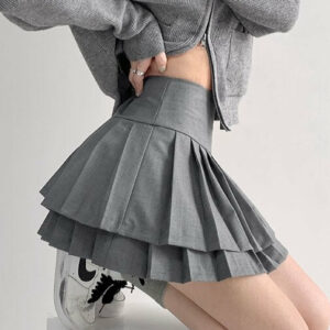 Sweet girl layered skirt