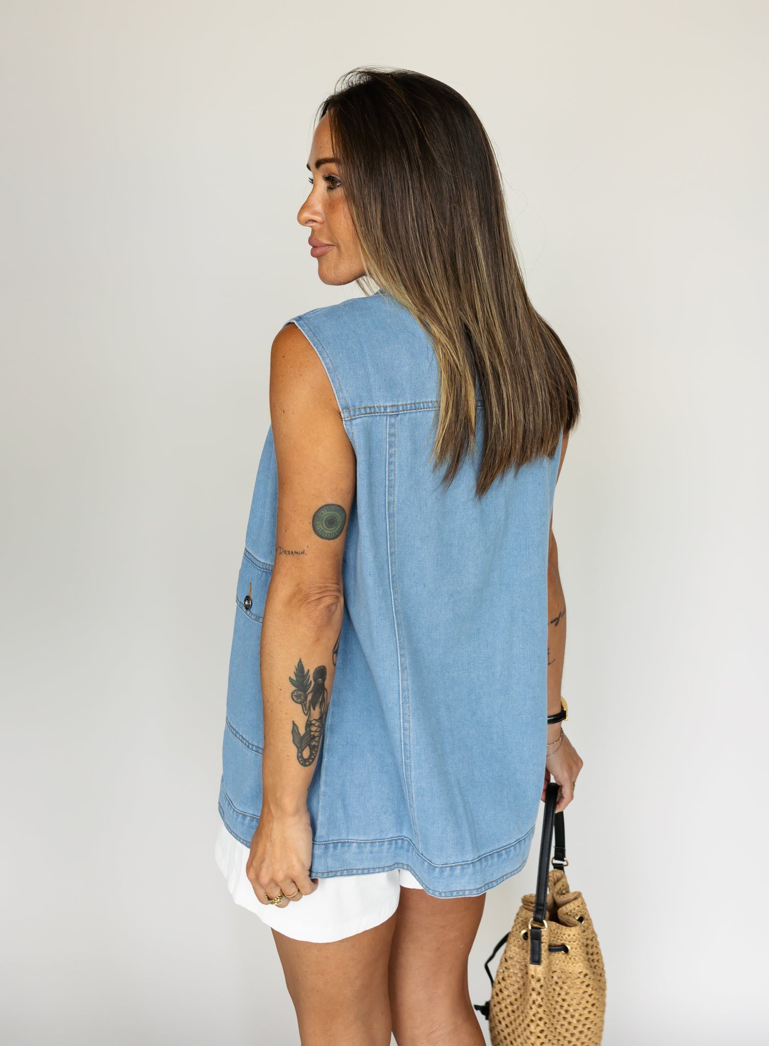 Baird Denim Vest - Image 3