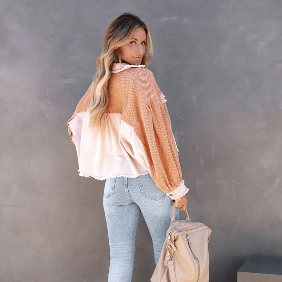 Distressed Frayed Boho Jacket - Image 4