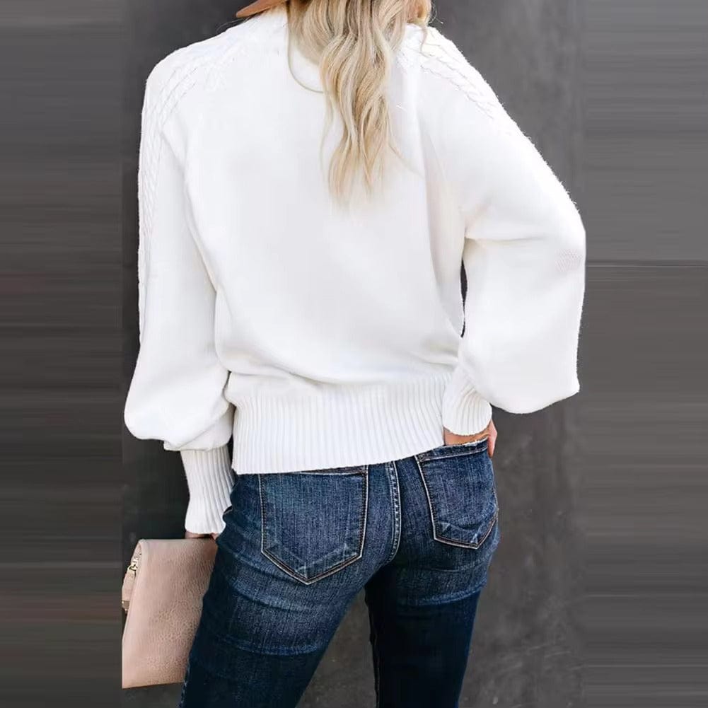 Bohemian Pullover Knit Sweater - Image 6