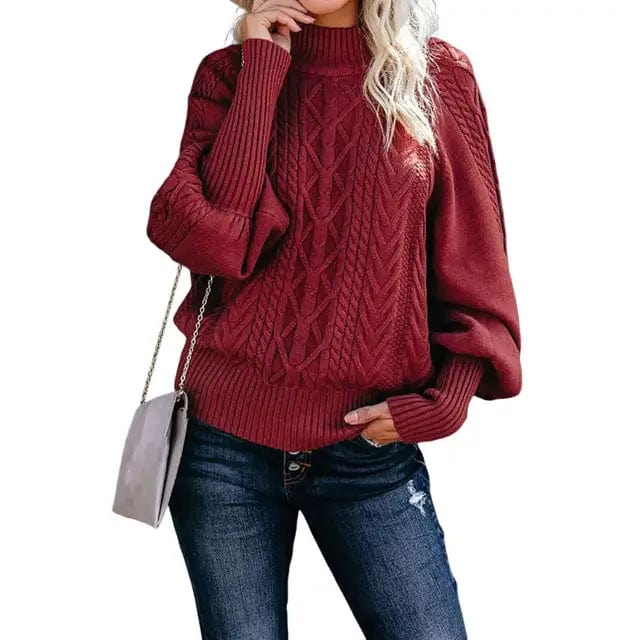 Bohemian Pullover Knit Sweater - Image 5